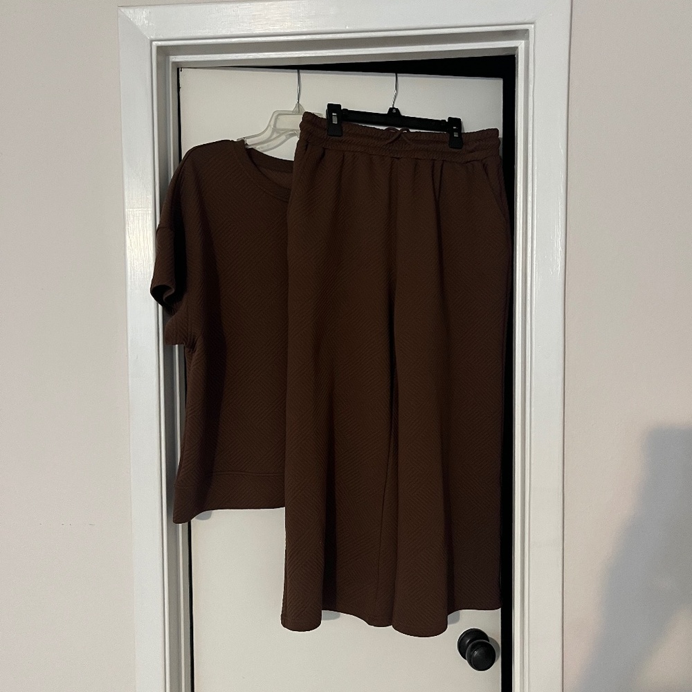 Brown Woman's 2-piece suit